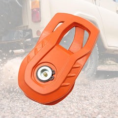 MILINI Snatch Block mounted on ATVs and UTVs for off-road use.