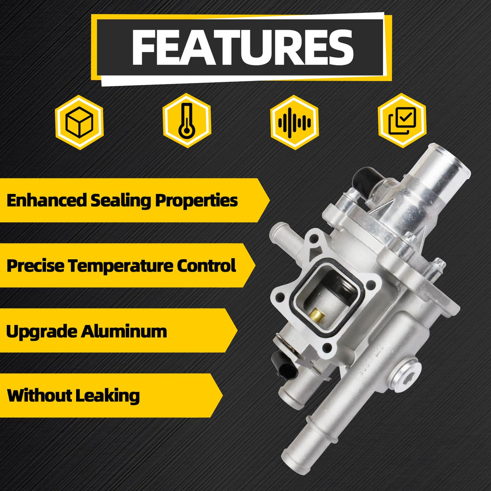 MILIPARTS assembly package inclusion: thermostat housing and sensor for quick replacement