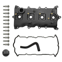MILIPARTS engine valve cover kit assembly showing gasket seating for 2.5L engines