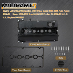MILIPARTS valve cover for Pontiac G3 2009-2010 delivers reliable performance