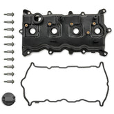 MILIPARTS engine valve cover set front view with gasket for OEM fit