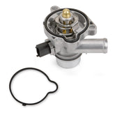 MILIPARTS upgraded aluminum coolant thermostat housing for Buick Encore enhances engine cooling.