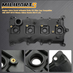 MILIPARTS valve cover gasket seal close-up indicating strong leakage barrier