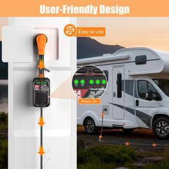 Millionhome camper-friendly design keeps power setup straightforward and stress-free.