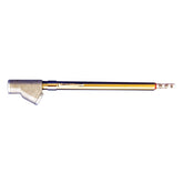 Milton S-929 dual-head gauge closeup on brass body shows precise readings.
