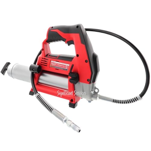 Milwaukee 2446-20 grease gun 36-inch flex hose with spring guard for reach