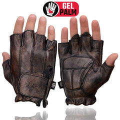 Premium naked cowhide Milwaukee Leather gloves for long-lasting wear