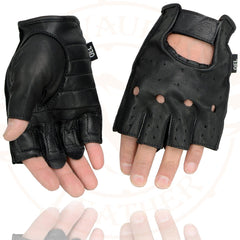 Milwaukee Leather SH195 adjustable wrist strap provides a secure, customized fit.