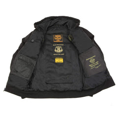 Milwaukee Leather Streetguard pocket details show practical storage on and off bike.