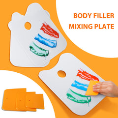 Minatee 5-inch yellow spreader for smoother glaze and patching