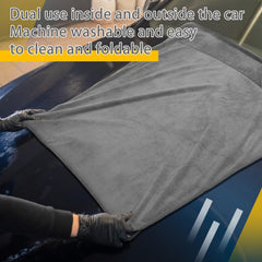 Mindsoft 55x28 inch towels cover large areas to speed up detailing.
