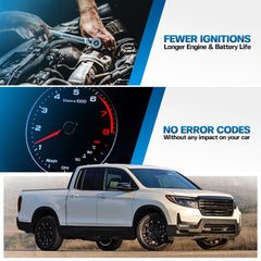Ridgeline installation with wiring and eliminator ensures seamless idle-stop bypass.