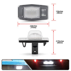 Mingrui test Mercury Mariner 2005-2007 LED plate light aids license plate clarity