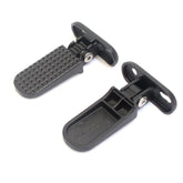 Minho footpegs rear left view showing sturdy passenger footrest for smooth rides.