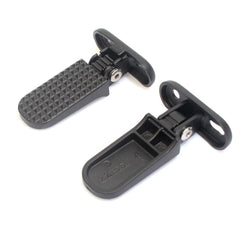 Minho footpegs rear left view showing sturdy passenger footrest for smooth rides.