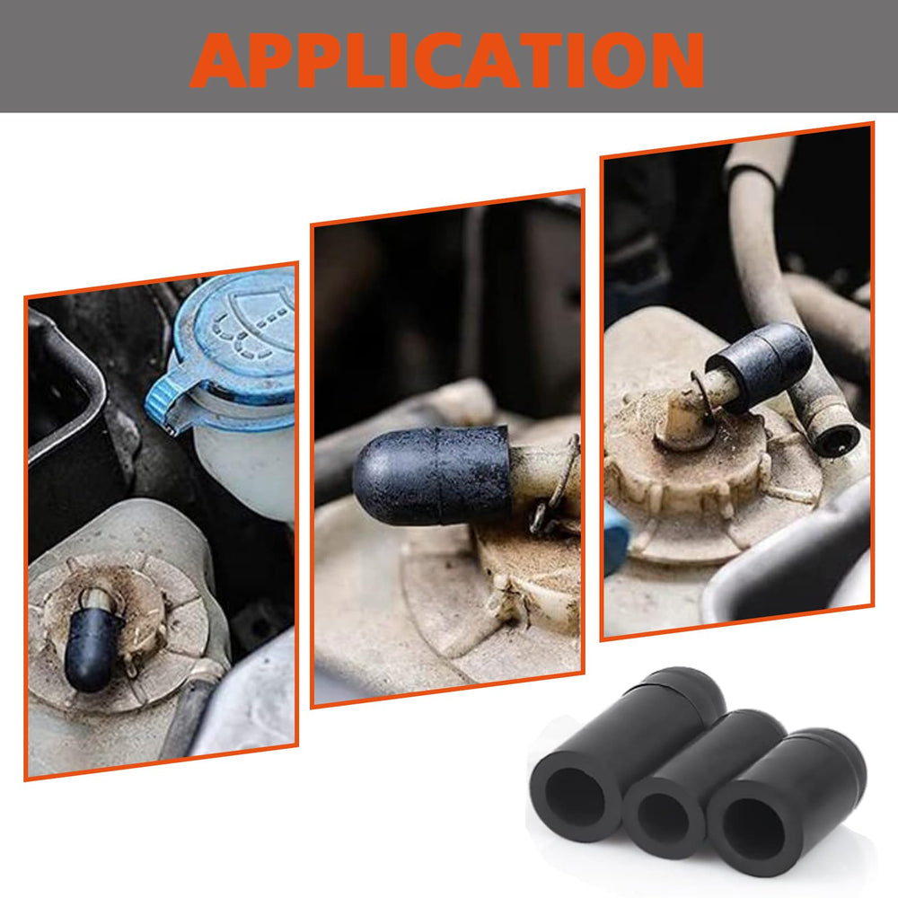 MINIMARU manifold and hose caps provide tight, leak-free fits.