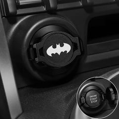 Minsezhi Push Start Button Cover front view, enhances sporty look and protection.