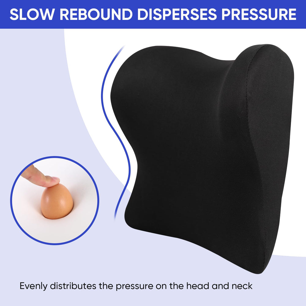 MINUPWELL lumbar pillow provides targeted lower back relief on road trips