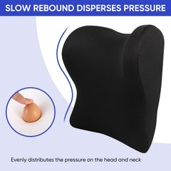 MINUPWELL lumbar pillow provides targeted lower back relief on road trips