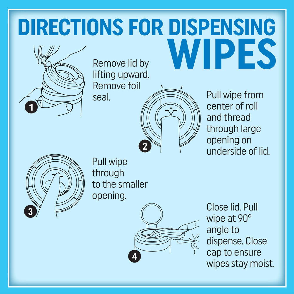MiracleWipes exterior detail wipe for grime on exterior trim.