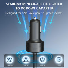 Mirexion Starlink Mini Cable features 18AWG copper wire for stable voltage and cooler operation.