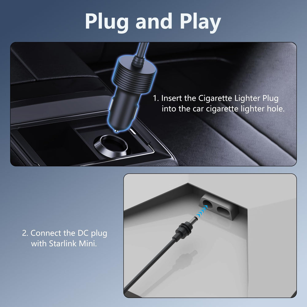 Mirexion Starlink Mini Cable plug-and-play design enables quick, hassle-free setup.