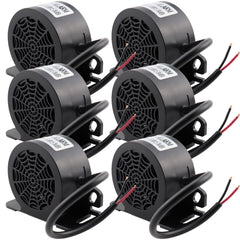 MIRKOO backup alarm 110dB with rugged housing for loud reversing alerts.