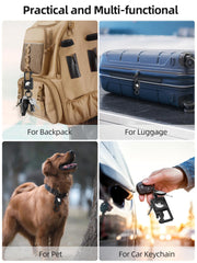 Miroddi Carabiner-style keychain secure on bags or belts