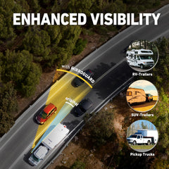 Fits most standard pickup, SUV, and RV mirrors with MirroGuard HA968