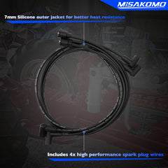 Misakomo 38 inch wires for neat, secure fitment.