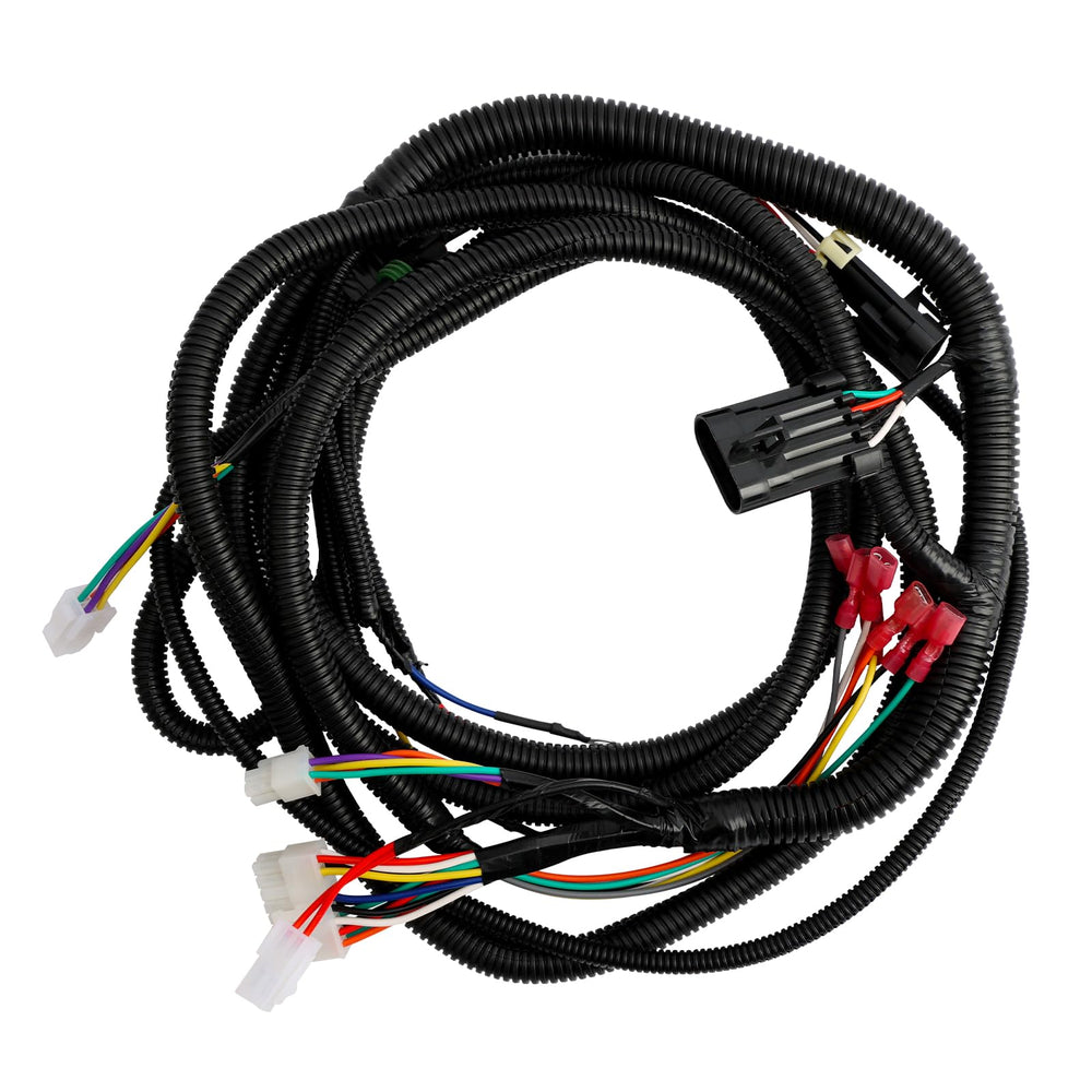 Misakomo 625805 wiring harness front view for EZGO TXT48, durable main connection.