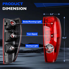 Misakomo tail light right for GMC Canyon provides durable illumination.