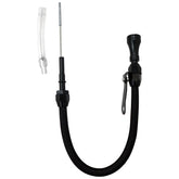 Misimain flexible oil dipstick in black aluminum for LS engines, easy oil level checks.