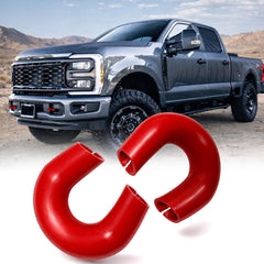 MITANLUXI tow hook cover front-end fit shields hooks from rocks and dirt.