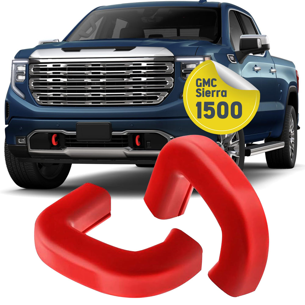 MITANLUXI tow hook cover installed on GMC Sierra 1500 front for protection