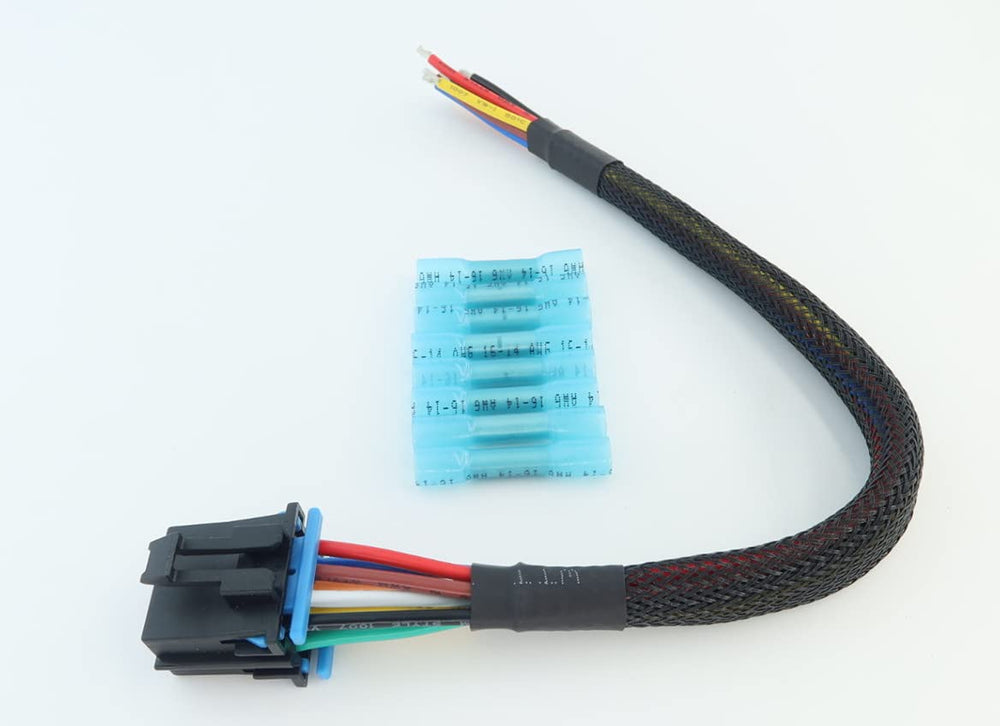 MITOB Chevy Silverado 8-pin replacement pigtail for climate control wiring