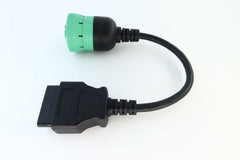 MITOB OBD2 female connector close-up with rugged build.