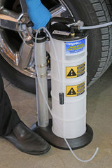Mityvac 7201 portable and lightweight for easy transport between jobs.