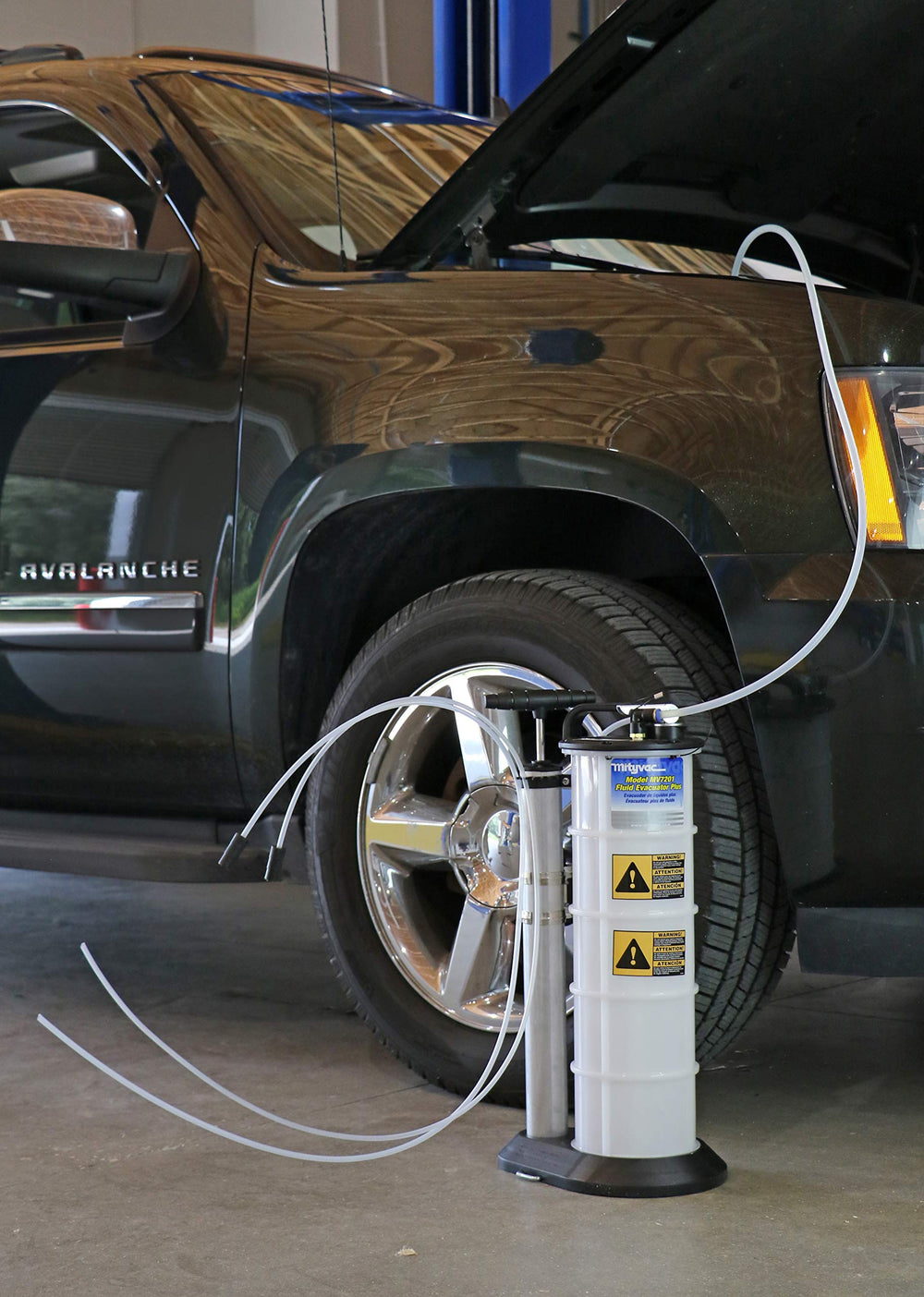 Mityvac 7201 suitable for automotive and industrial fluid management tasks.