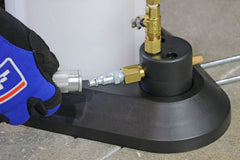 Mityvac MV7300 quick-drain spout simplifies discarding extracted fluids after service
