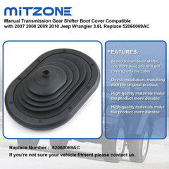 MITZONE boot cover replacement illustrating direct install for ease of upgrade