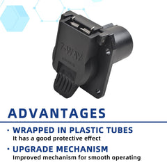 MITZONE brass terminals and moisture-proof cover detail.