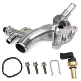 MITZONE coolant housing water outlet front view for Chevy Cruze compatibility and easy replacement.