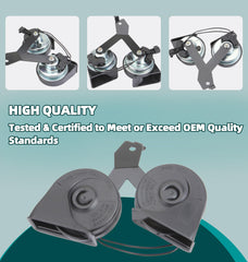 MITZONE dual-horn closeup highlighting robust construction and resonance