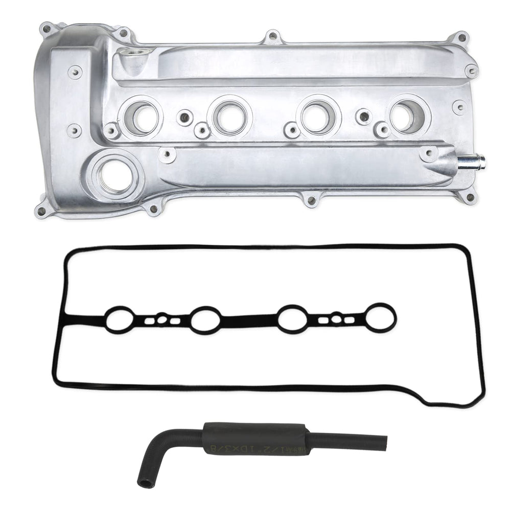 MITZONE engine valve cover with PCV hose and gasket, installation-ready assembly.