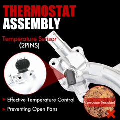 MITZONE gasket and inlet hose improve sealing and coolant flow.