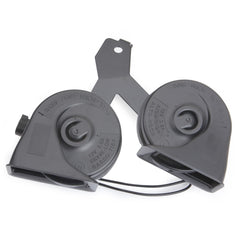 MITZONE horn assembly with bracket front view showing weatherproof design for reliable road use