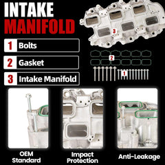 MITZONE intake manifold bolts prepared for secure mounting and seal.
