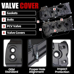 MITZONE valve cover kit with both sides for F-150, Expedition, Transit, Navigator