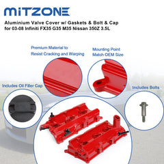 MITZONE PCV valve and hose included for proper engine ventilation